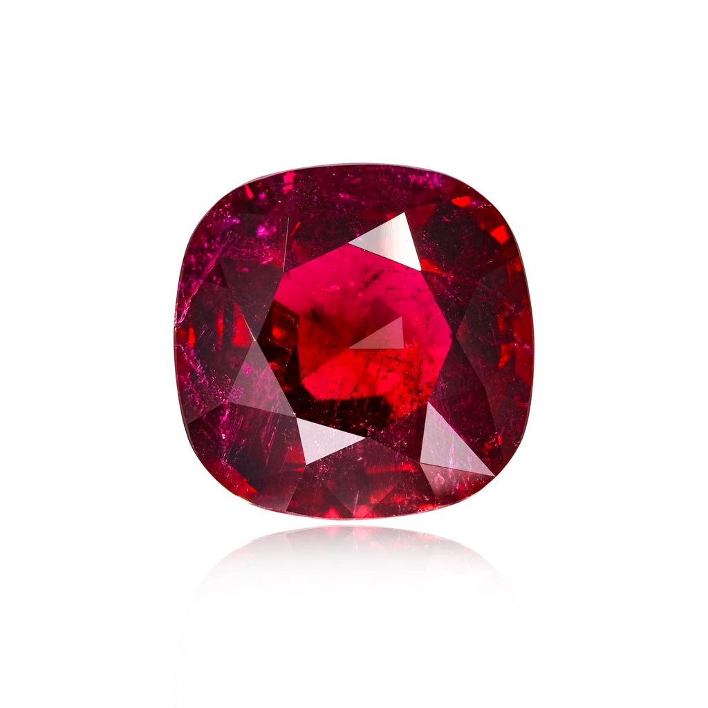 Spectacular 44.22 CT Rubellite Cushion Gemstone