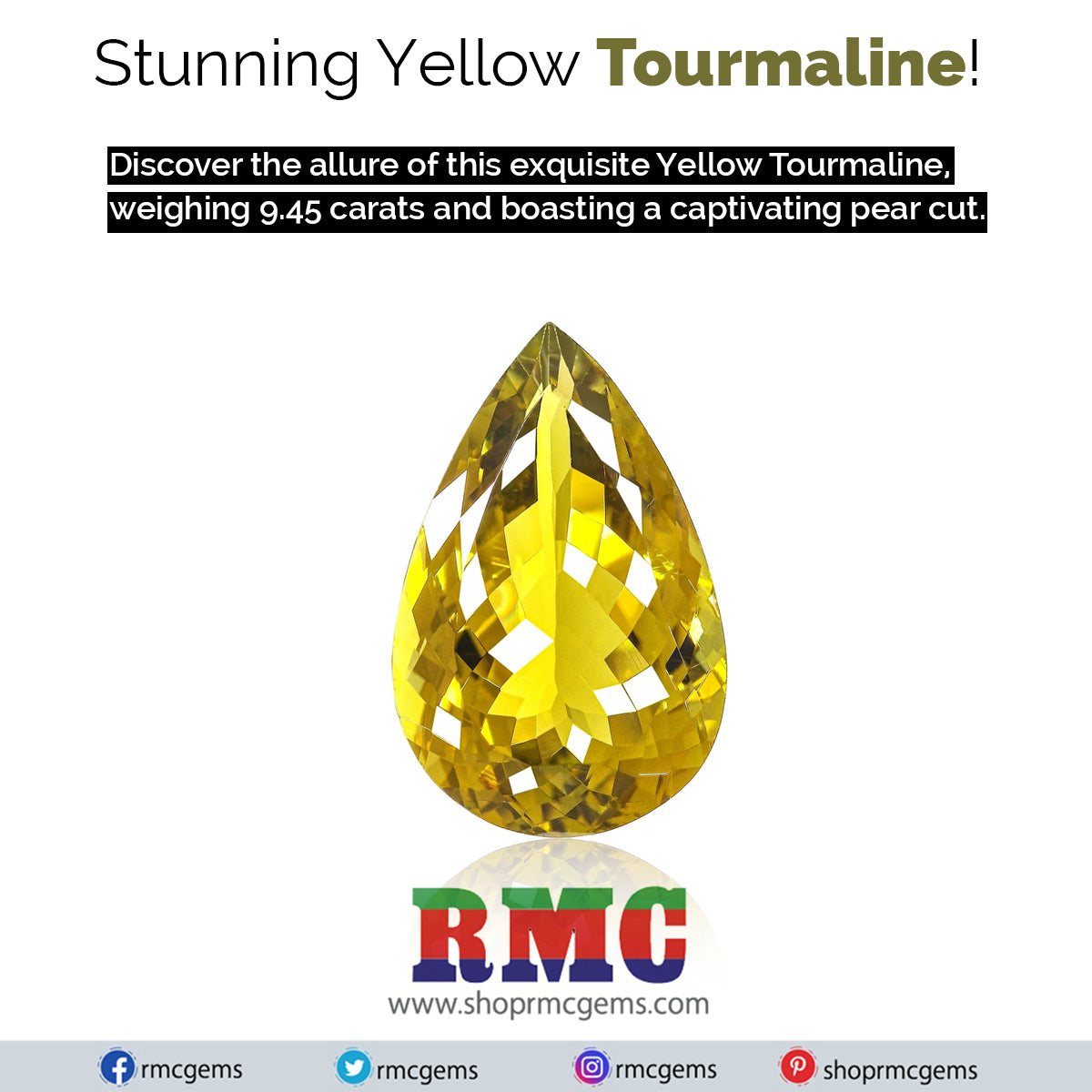 Discover the Allure of This Exquisite Yellow Tourmaline