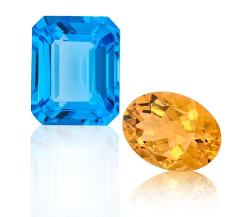 November Birthstone - Citrine and Topaz