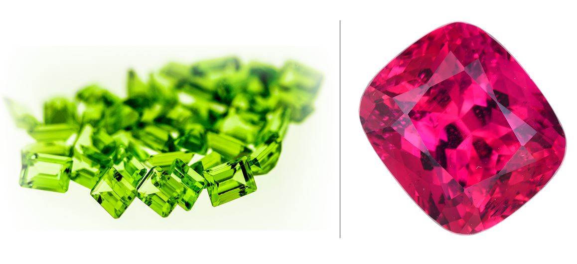 AUGUST BIRTHSTONE : PERIDOT & SPINEL