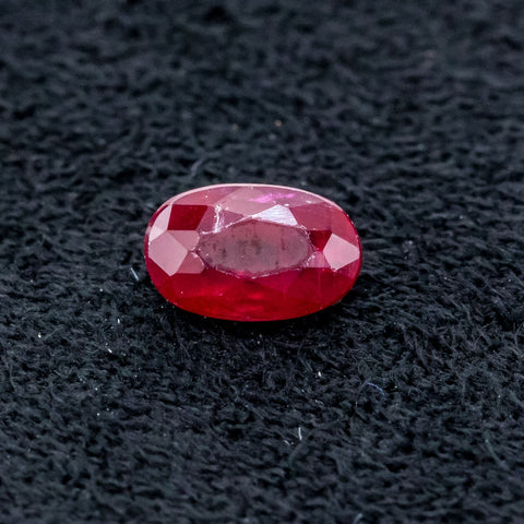 Natural Ruby 0.36 CT 5X3 MM Oval Gemstones RMCGEMS 