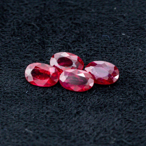 Naural Ruby 1.02 CT 4.50X3 MM Oval Gemstones RMCGEMS 