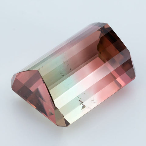 14.22 CT Bi Color Tourmaline 14.80x11.40 MM Octagon Gemstones RMCGEMS 