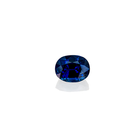Blue Sapphire 5.06CT. 10.3x8.10x6.90 mm Oval Unheated