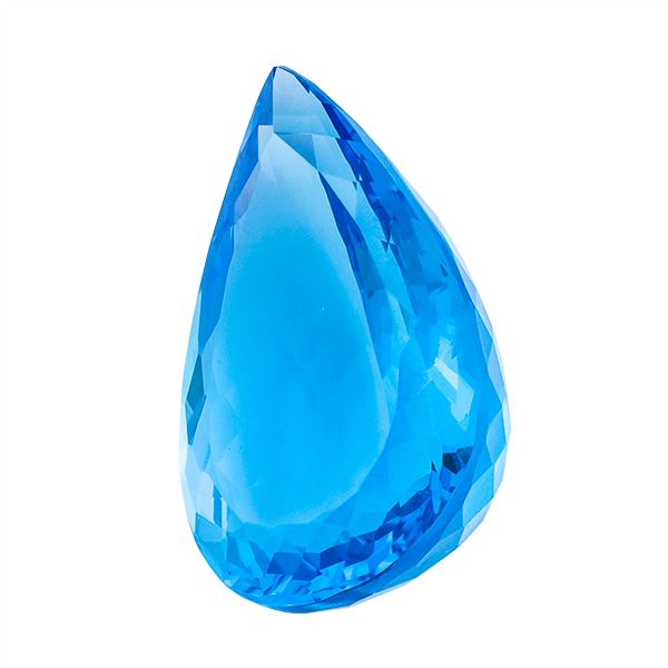 Swiss Blue Topaz 61.94 cts 31x22 MM Pear