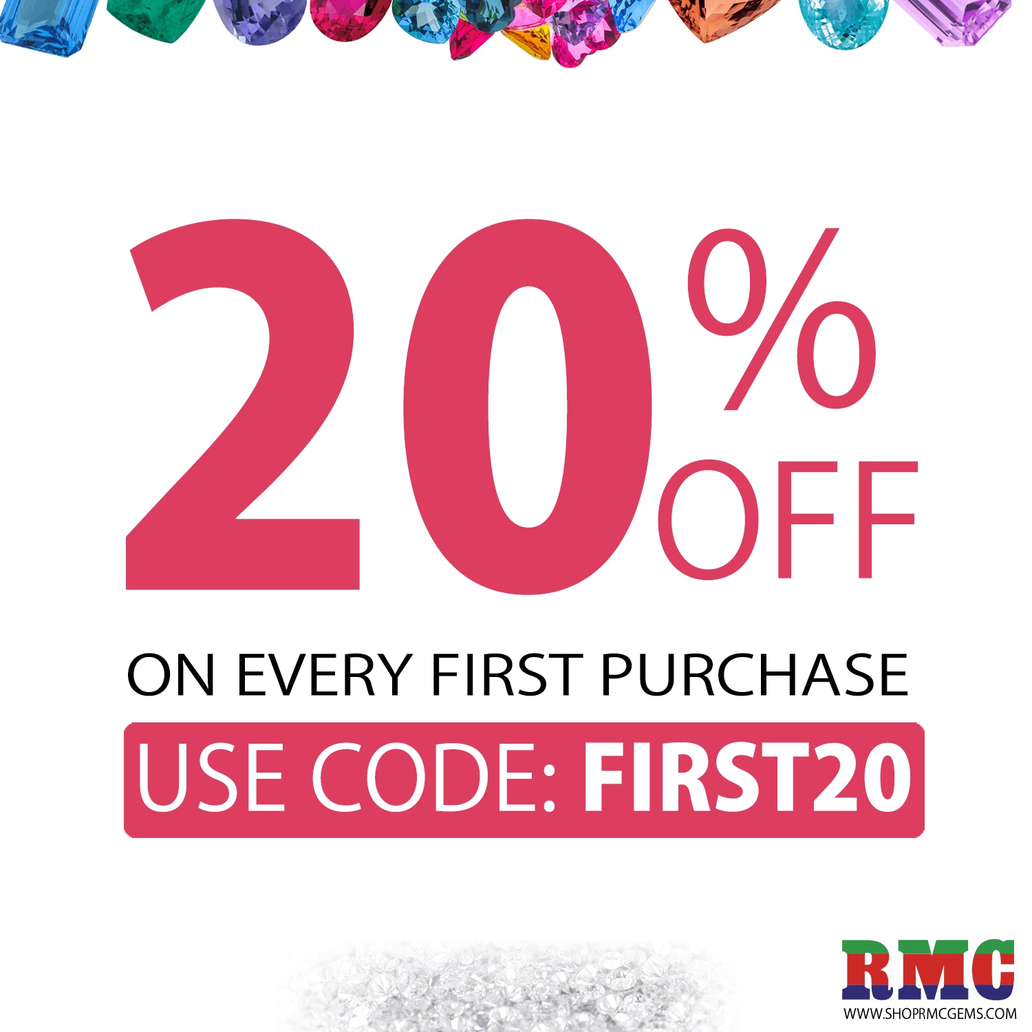 20% OFF On Every First Purchase
