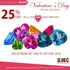 25% Off On All Our Heart Shape Gemstones On This Valentine’s Day!