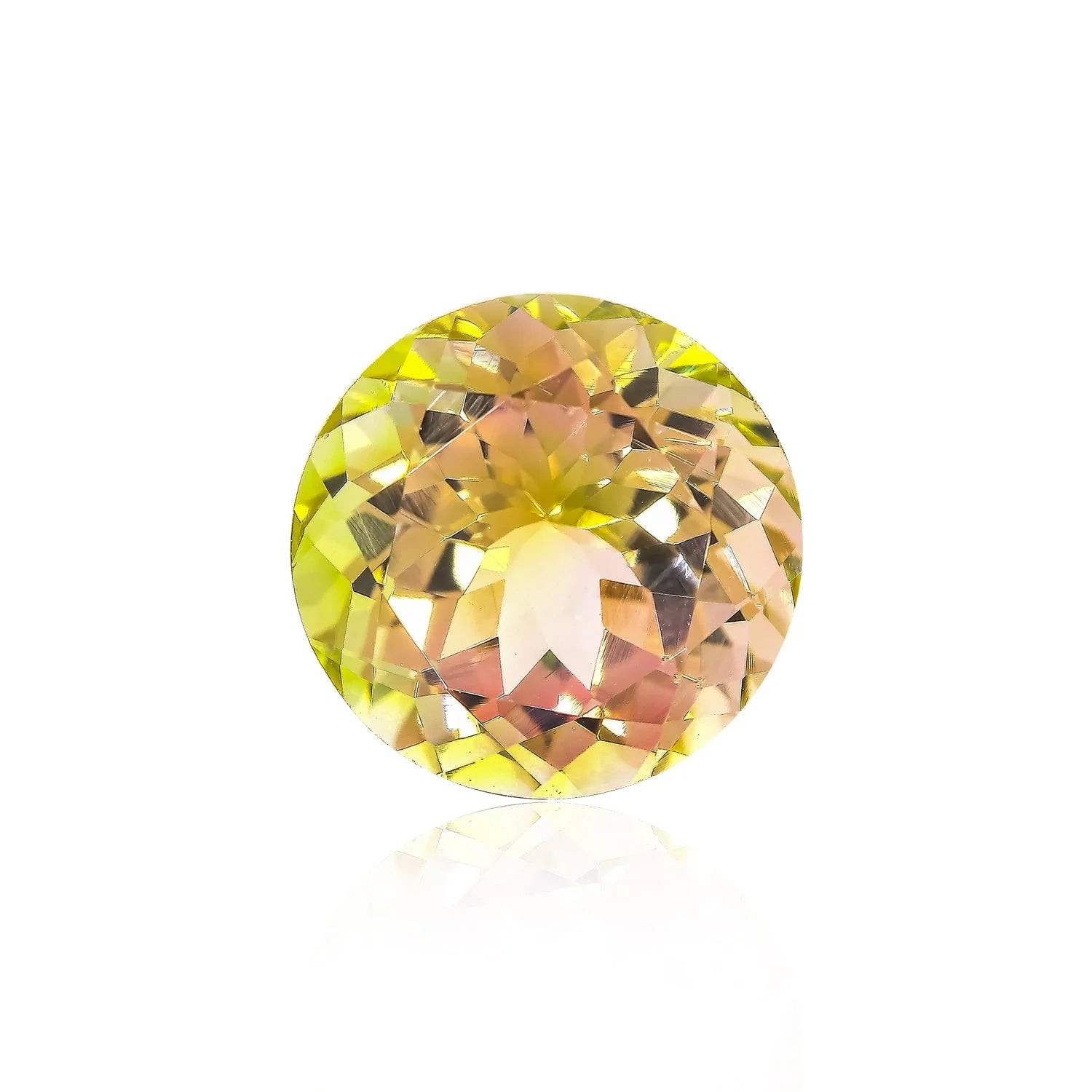 Unveil the breathtaking beauty of this stunning 5.82 carat bi-color tourmaline