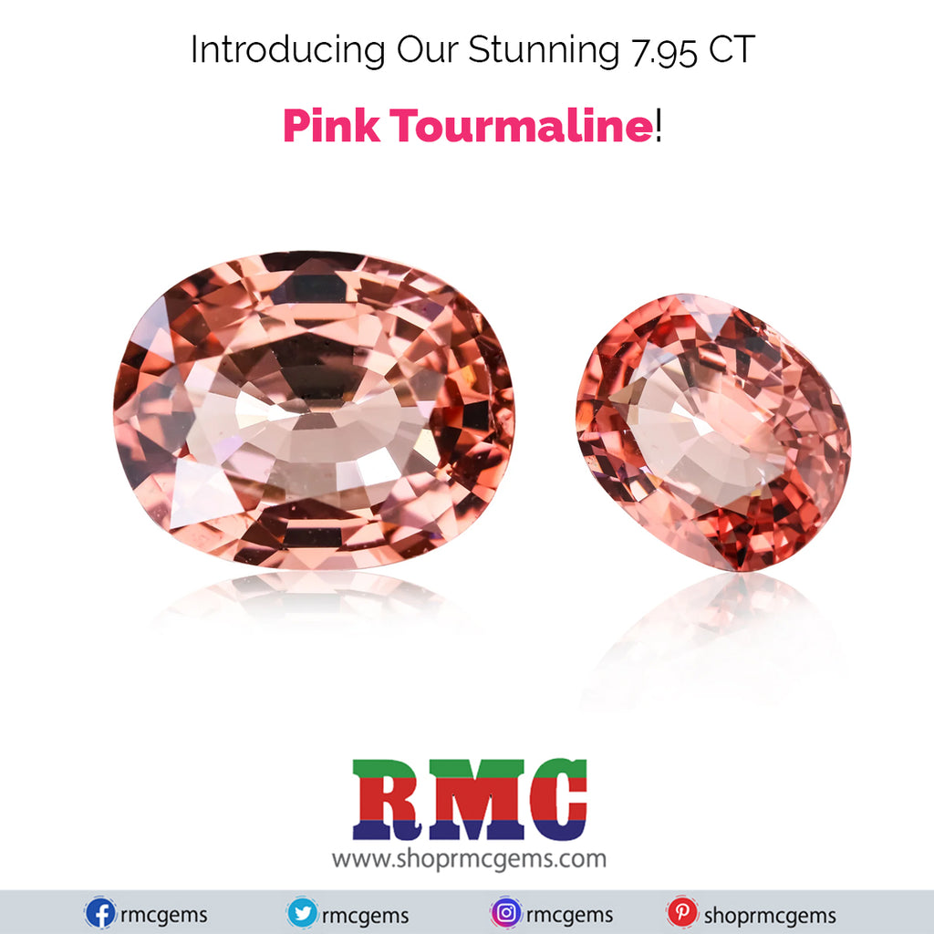 Introducing Our Stunning 7.95 CT Pink Tourmaline!