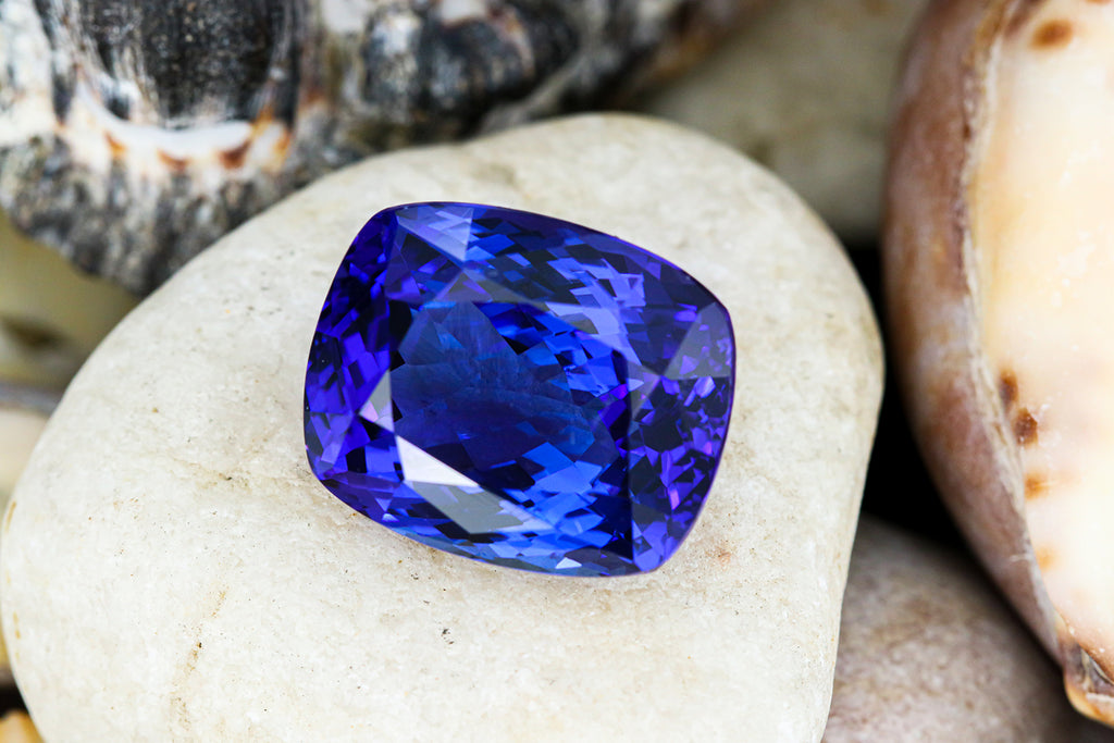 Tanzanite, the brilliant blue and multicolored gemstone