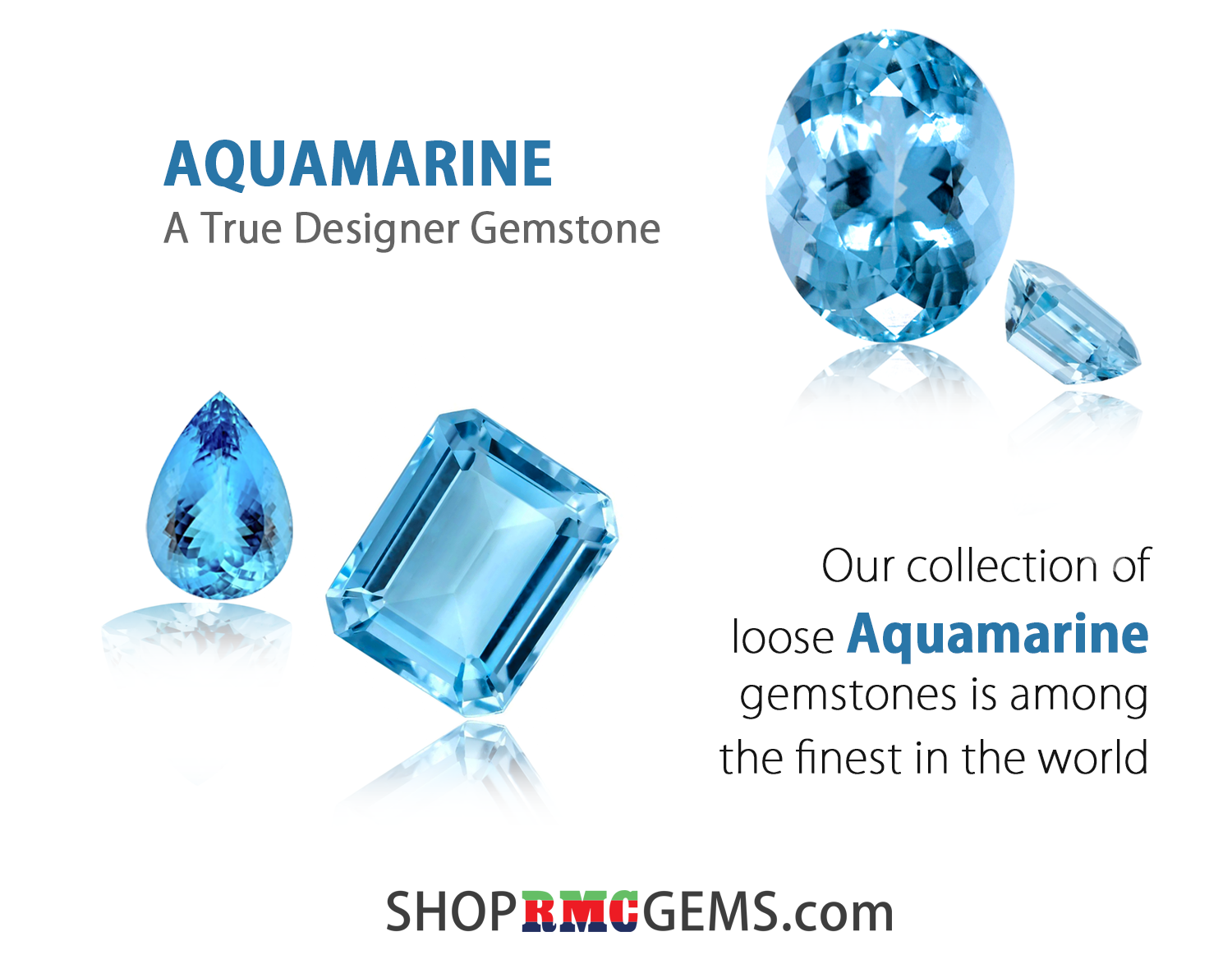 RMC birthstones March - Beautiful Aquamarine and gorgeous Bloodstone