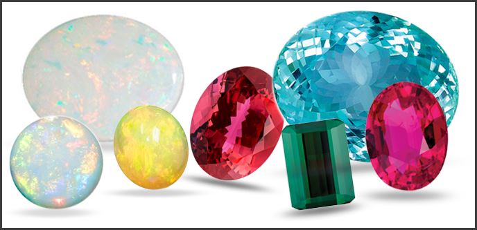 October Birthstone: Tourmaline and Opal