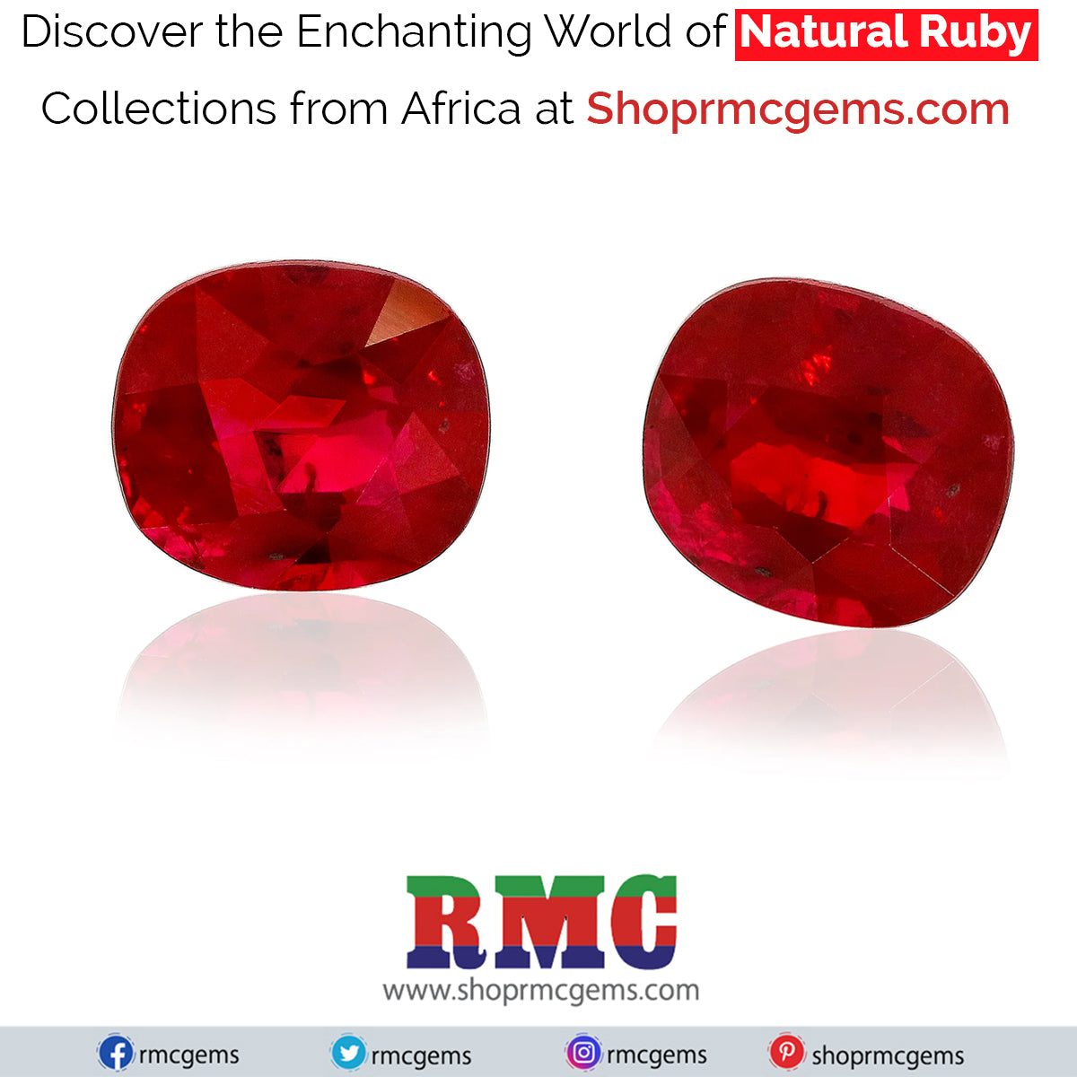 Discover the True Beauty of Nature with Our Exquisite Natural Ruby Collections From Africa at Shoprmcgems.com