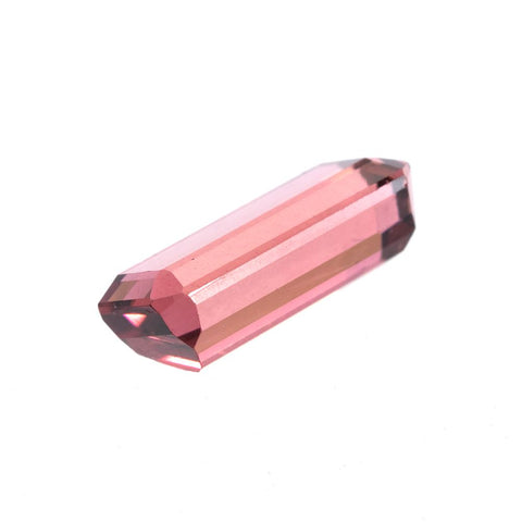 3.09 CT Pink Tourmaline 12.20X6 MM Octagon. Gemstone RMCGEMS 