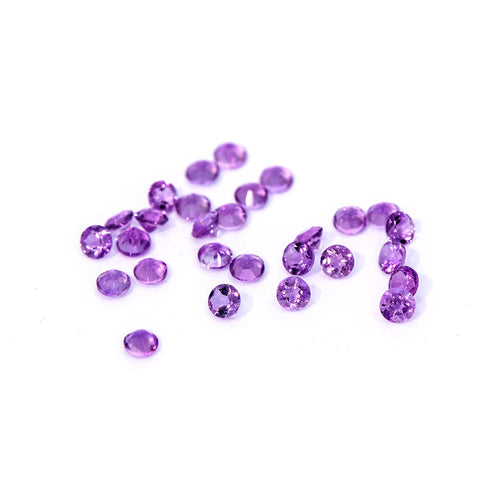 Amethyst 2 MM Round- Stock Unlimited
