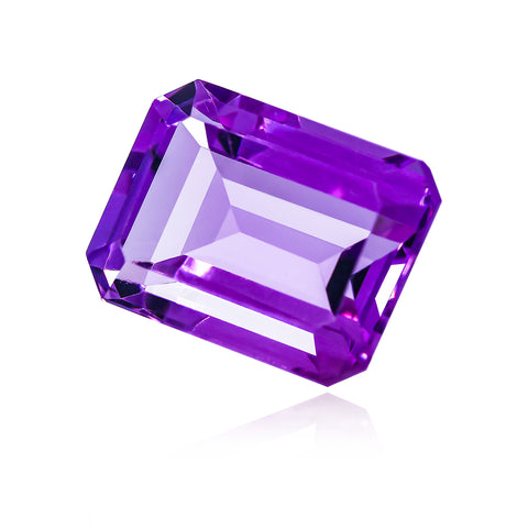 21.16 CT Brazilian Amethyst 20X15 MM Octagon - Stock Unlimited Side View
