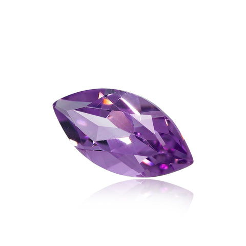 0.59 Ct Brazilian Amethyst 8X4MM Marquise - Stock Unlimited Side View