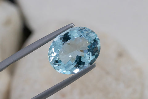 Aquamarine 6.21 CT 13.9X11 MM Oval