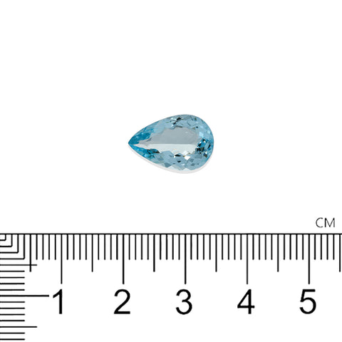 Aquamarine 3.56 CT 14X9.30 MM Pear Cut - shoprmcgems