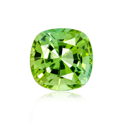 Green Tourmaline 4.21CT Cushion - shoprmcgems