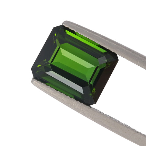 Green Tourmaline 5.75 cts 11.4X9.3X6 mm Octagon Cut - shoprmcgems