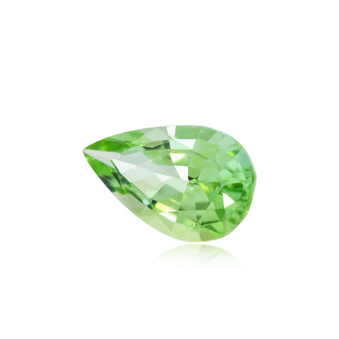 Green Tourmaline 2.88CT Pear Side View - shoprmcgems