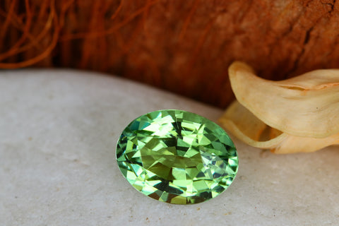 Green Tourmaline 3.11CT Oval - shoprmcgems