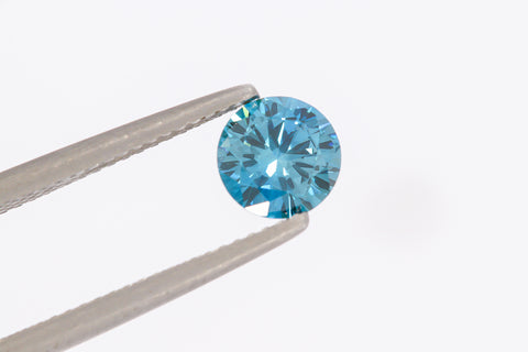 Lab Grown Diamond Blue Round 1.07 Ct. - shoprmcgems