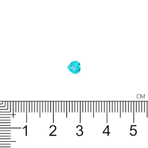 Paraiba Tourmaline 0.45 CT 5 MM Heart Shape - shoprmcgems