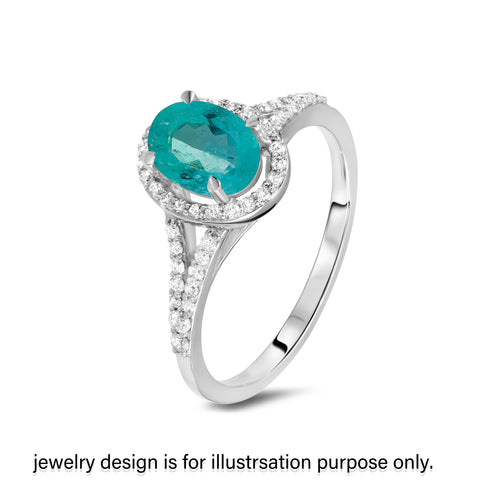 Paraiba Tourmaline 3.61 CT 12X9.5 MM Oval - shoprmcgems