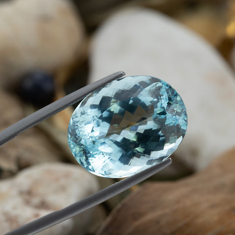 Stunning Natural Paraiba Tourmaline 21.79 CT 20x15.50 MM Oval
