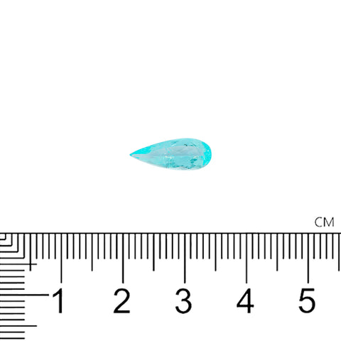 Paraiba Tourmaline 1.41 CT 13.5X5.5 MM Pear Cut - shoprmcgems