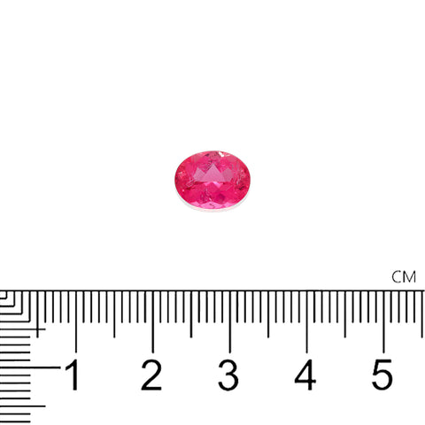 Natural Rubellite 2.50 CT Oval 10X8 MM - shoprmcgems