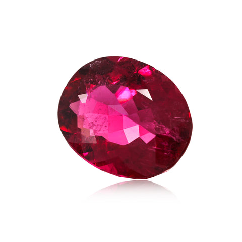 Rubellite 12.30CT Oval Side View