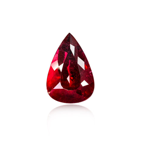 Rubellite 30.79 CT Pear - shoprmcgems