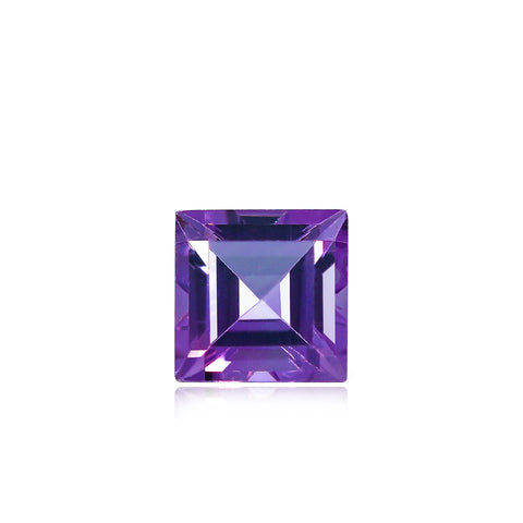 0.21 Ct Brazilian Amethyst 4MM Square - Stock Unlimited