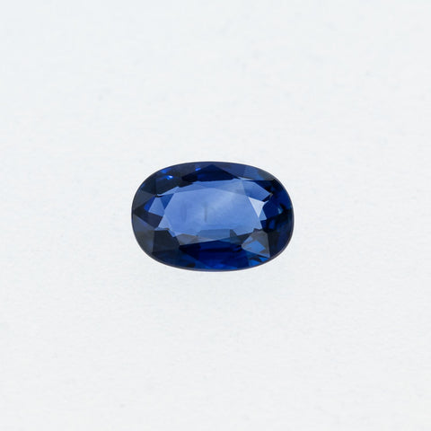 Blue Sapphire 0.82 ct 7X5 mm Oval Cut Gemstone RMCGEMS 