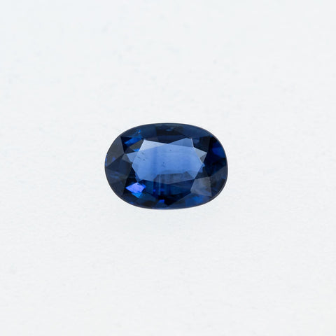 Blue Sapphire 0.88 ct 7X5 mm Oval Cut Gemstone RMCGEMS 