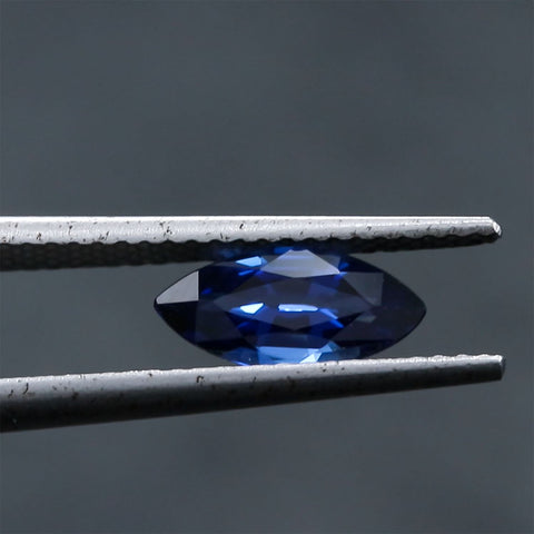 Blue Sapphire 0.93 ct 9.20X4.30 mm Marquise Cut Gemstone RMCGEMS 