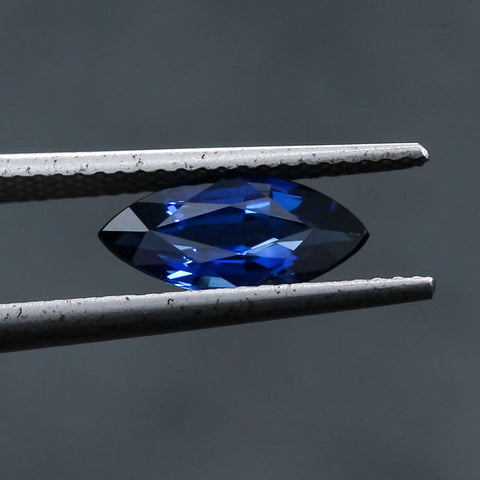 Blue Sapphire 1.29 ct 10.5X4.80 mm Marquise Cut Gemstone RMCGEMS 