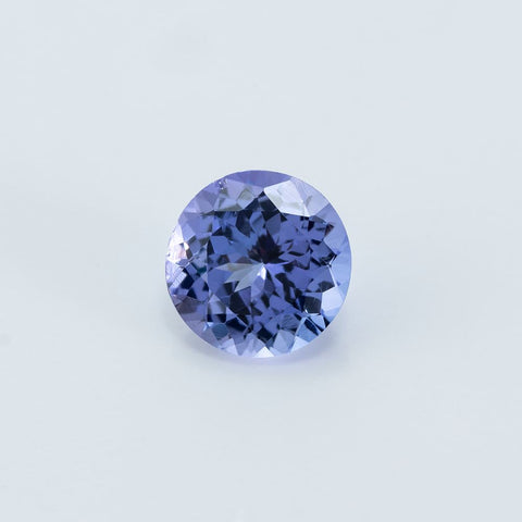 Brilliant Vivid Tanzanite 1.37 ct Round7.50 MM Gemstones RMCGEMS 