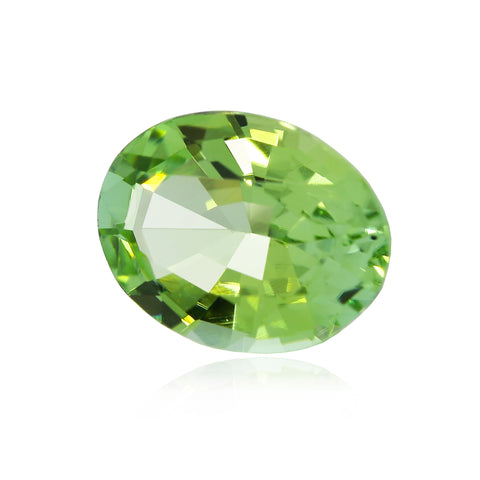 Green Tourmaline 1.91CT Oval Side View - shoprmcgems