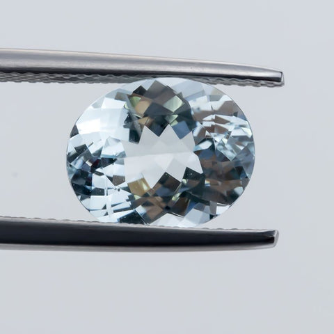 Natural Aquamarine 3.25 CT 11X9 MM Oval Exclusive collection RMCGEMS 