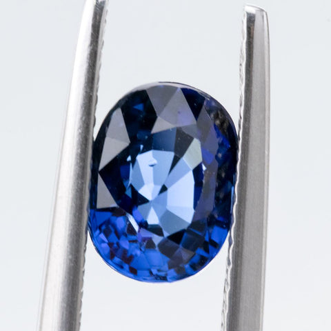 Natural Blue Sapphire 2.13 ct 8X6X4.7 MM Oval Gemstone RMCGEMS 