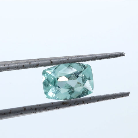 Natural Paraiba Tourmaline Cushion Cut 7.7x5.5 MM 0.78 CTS Exclusive collection RMCGEMS 