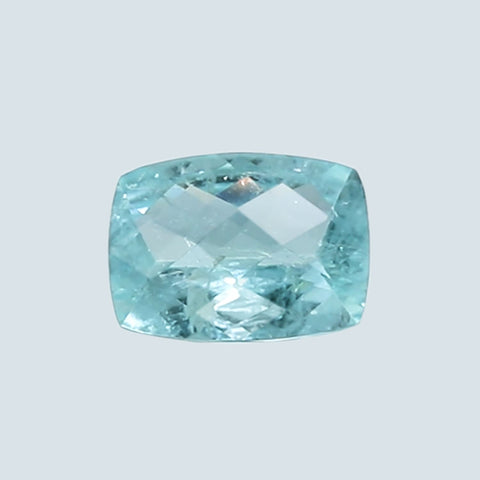 Natural Paraiba Tourmaline Cushion Cut 7.7X5.8 MM 1.03 CTS Exclusive collection RMCGEMS 