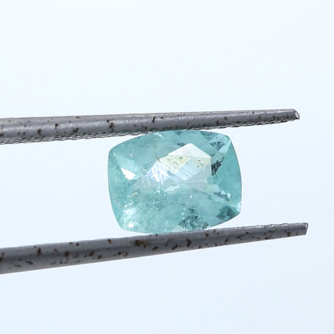 Natural Paraiba Tourmaline Cushion Cut 8x6 MM 1.11 CTS Exclusive collection RMCGEMS 
