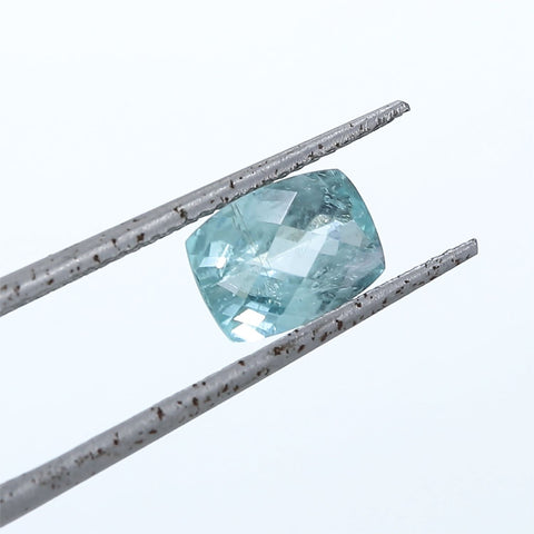 Natural Paraiba Tourmaline Cushion Cut 8x6 MM 1.46 CTS Exclusive collection RMCGEMS 