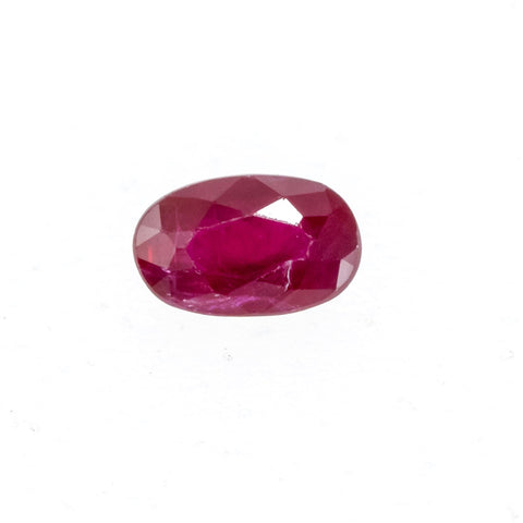 Natural Ruby 0.36 CT 5X3 MM Oval Gemstones RMCGEMS 