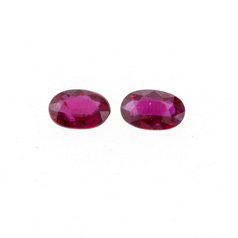 Natural Ruby 0.57 CT 5X3 MM Oval Gemstones RMCGEMS 